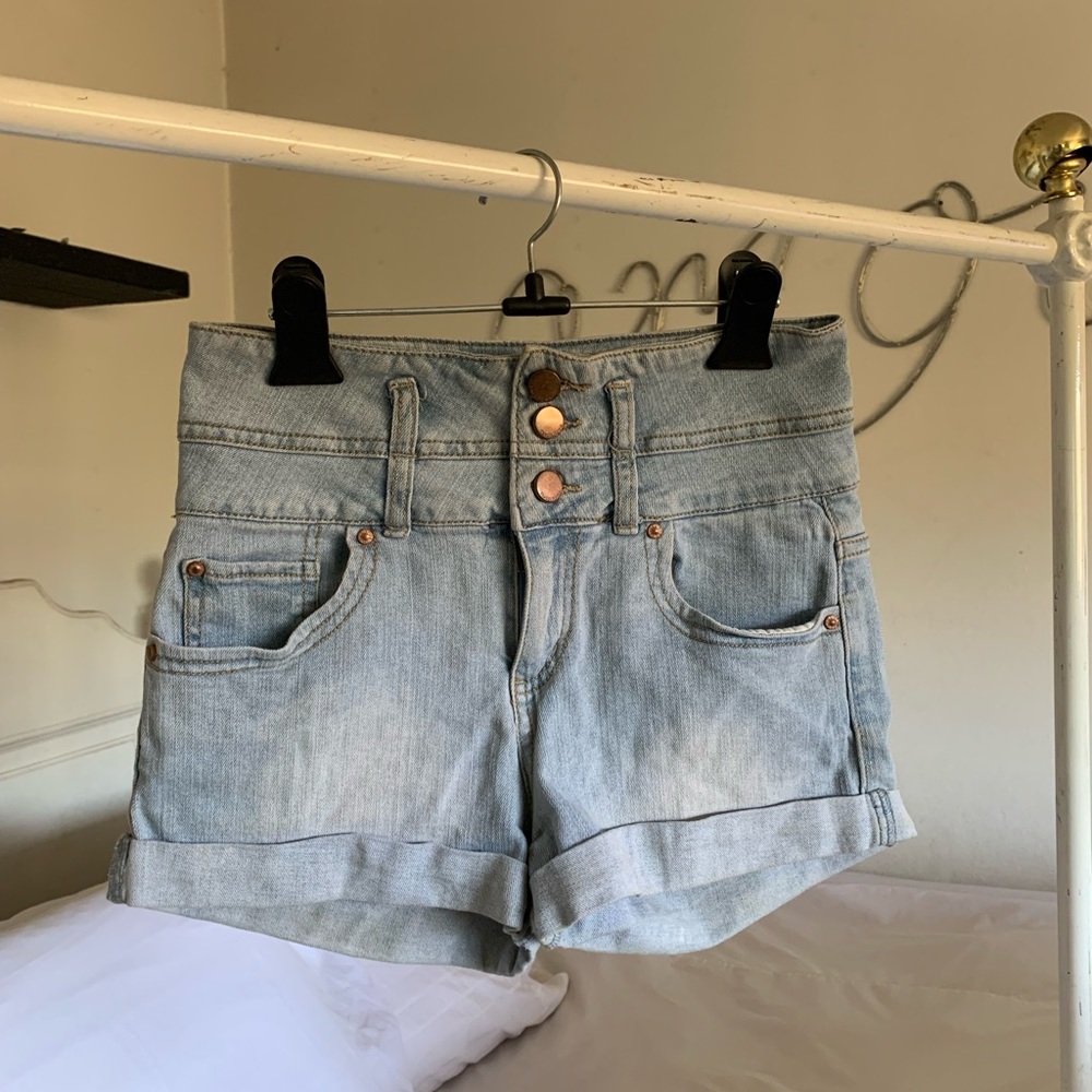 Denim jeans shorts